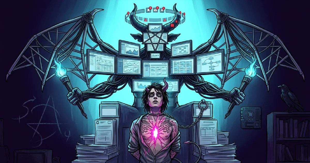 quiet-thief-cover — the final Devil-card cover that shipped with the launch post