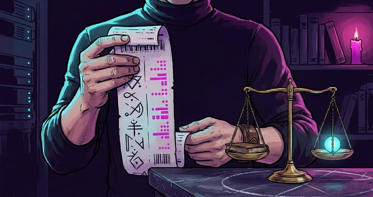 Cover illustration for ARCÆON XI — The Scales Don't Lie