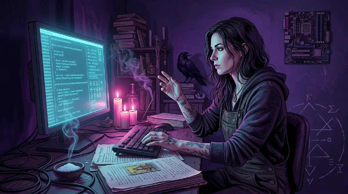 Cover illustration for If the Cosmos Is Alive, So Is Your Algorithm