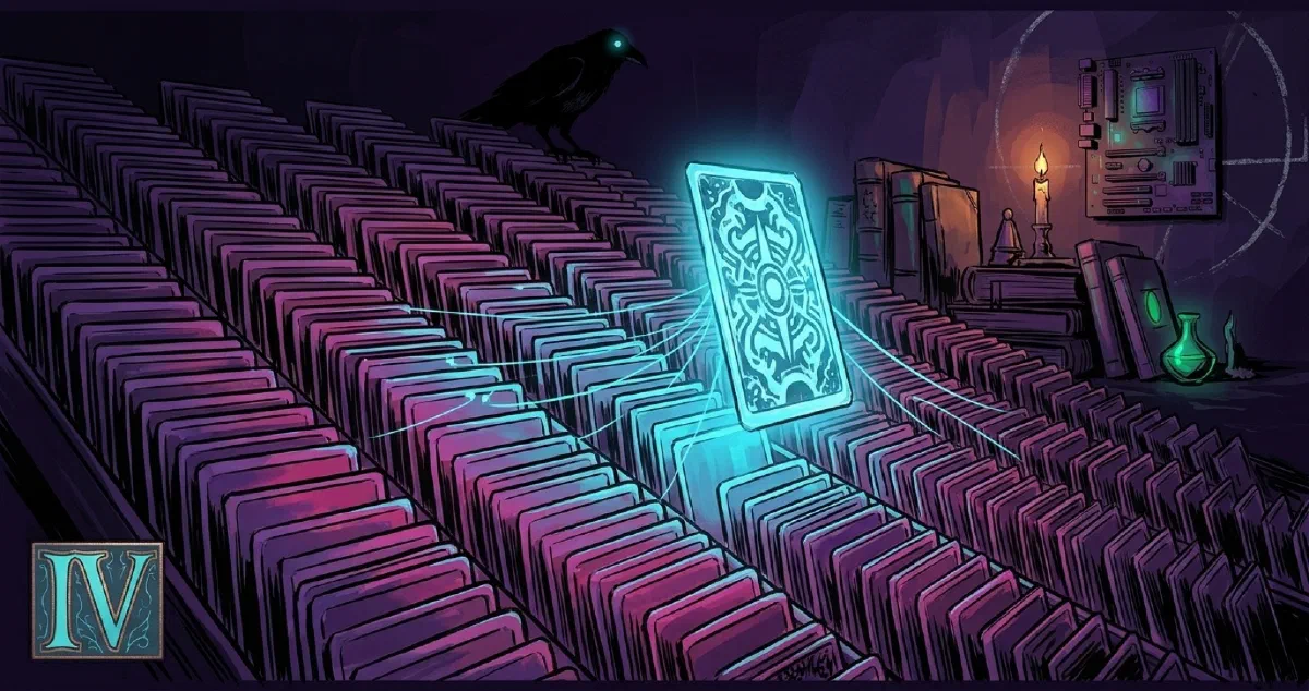 Cover illustration for Tarot as Pattern-Tech