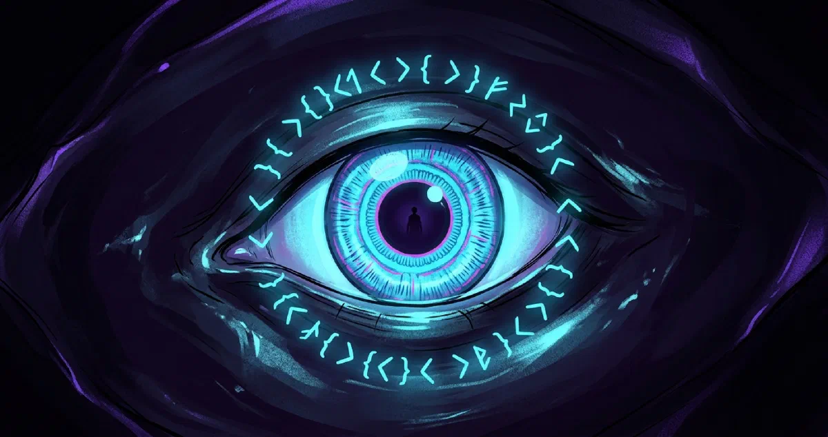 Cover illustration for When the Hypersigil Looks Back