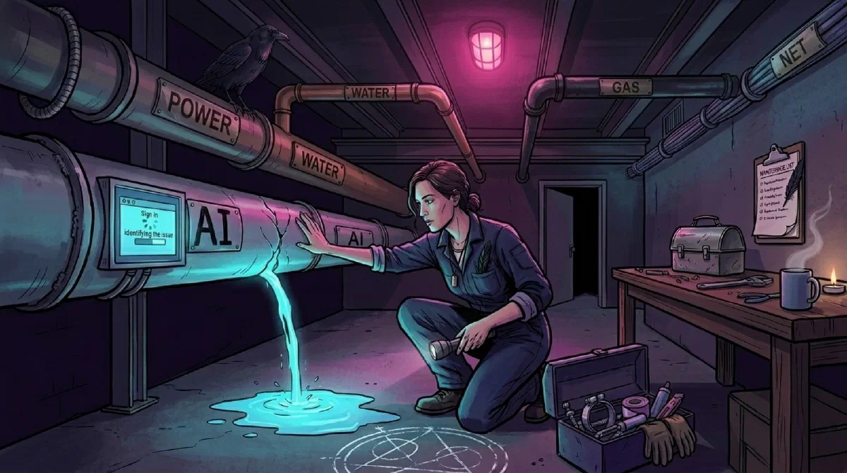 Cover illustration for You Can't Be a Utility If You Go Down